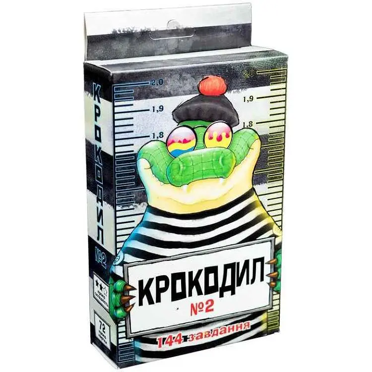 Гра настільна STRATEG "Крокодил №2" 30725