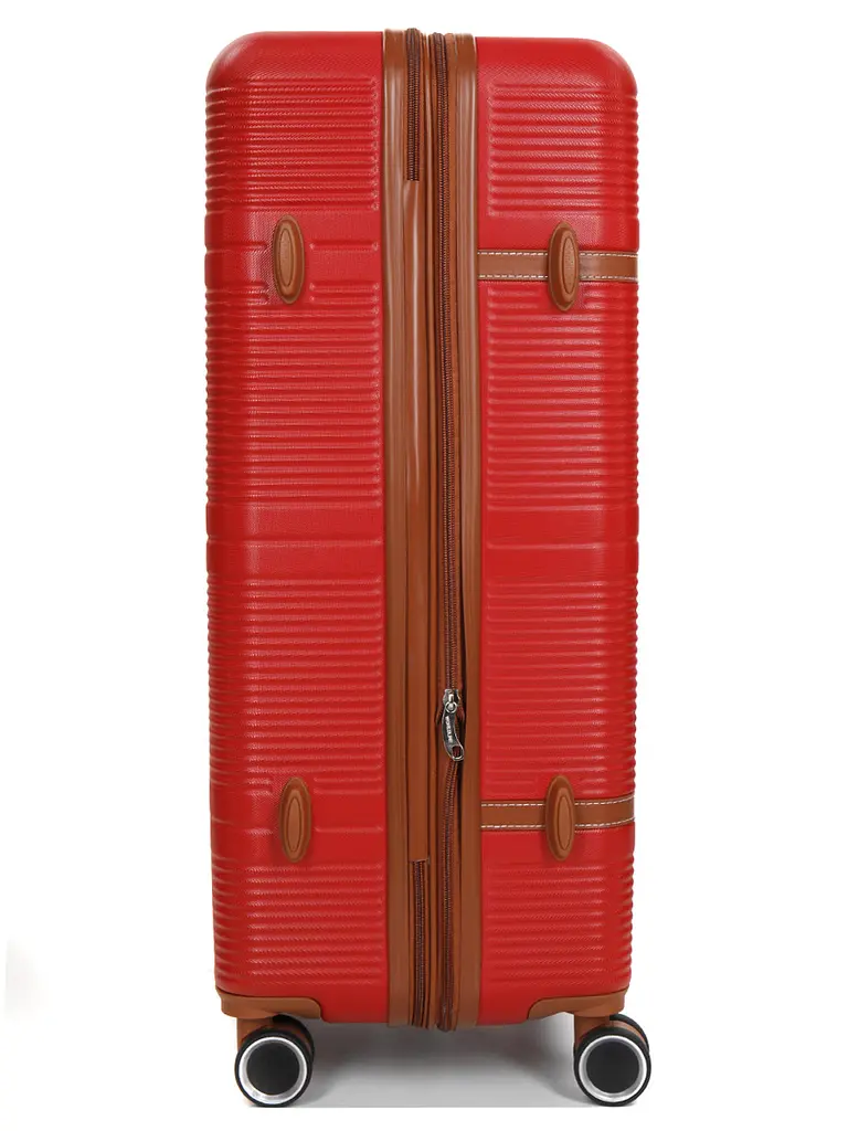 Валіза велика L ABS-пластик Worldline Airtex 629 76×52×30см 110л Червона - фото 6