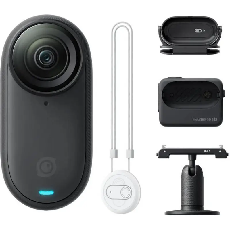 Экшн-камера Insta360 GO 3S 4K Standard Bundle 128GB Black (CINSAATA_GO3S13) - фото 6