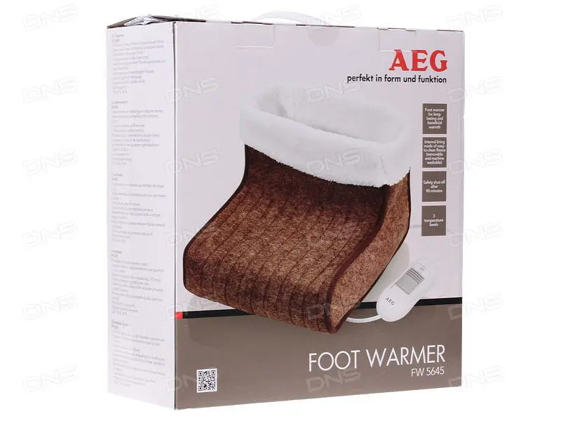 Електрогрілка для ніг AEG FW 5645 brown-white - фото 2