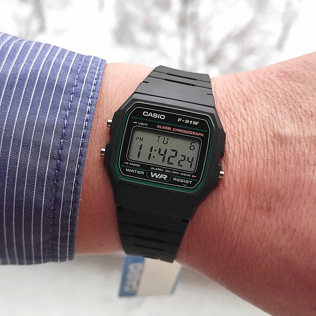 Годинник Casio F-91W-3 - фото 9