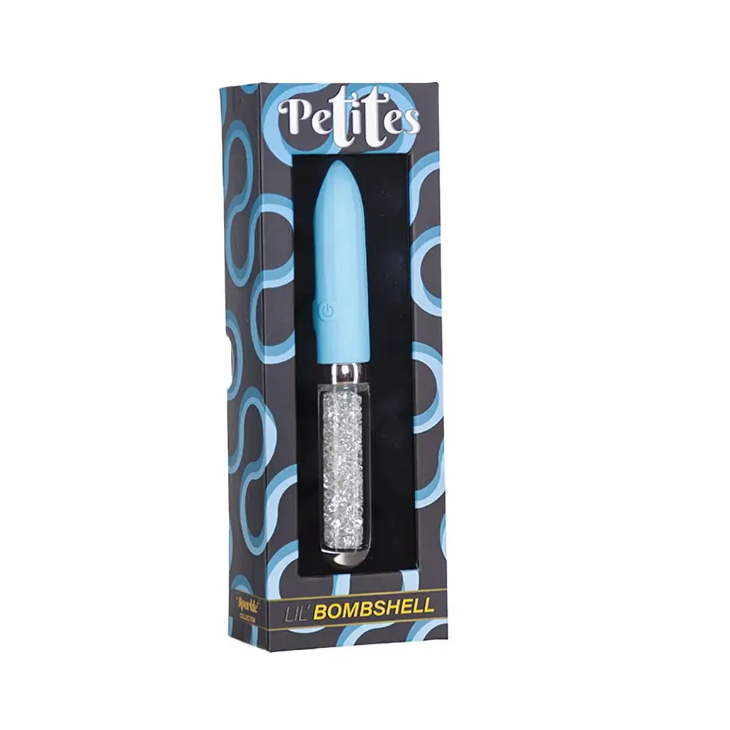 Вібратор Petites Lil’ Bombshell Vibrator - Blue - фото 5