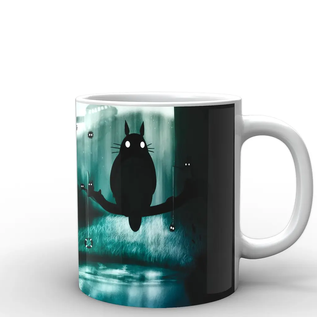 Кружка GeekLand Мой сосед Тоторо My Neighbor Totoro Night NT.02.002 330 мл белая - фото 3