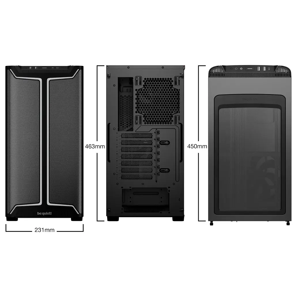 Корпус be quiet! Pure Base 501 DX Black (BGW76) - фото 6