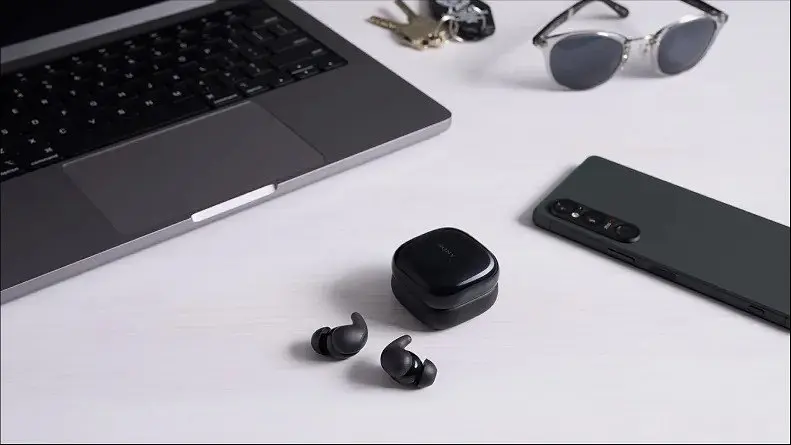 Наушники беспроводные Sony Linkbuds Fit (WF-LS910N) черные - фото 7