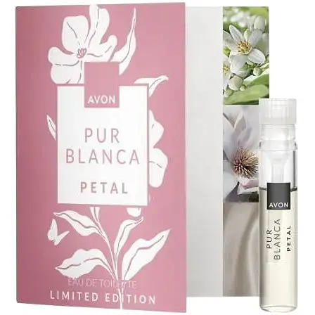 Листовка с п/обр Avon Туалетная вода Pur Blanca Petal 0.6 мл - фото 1