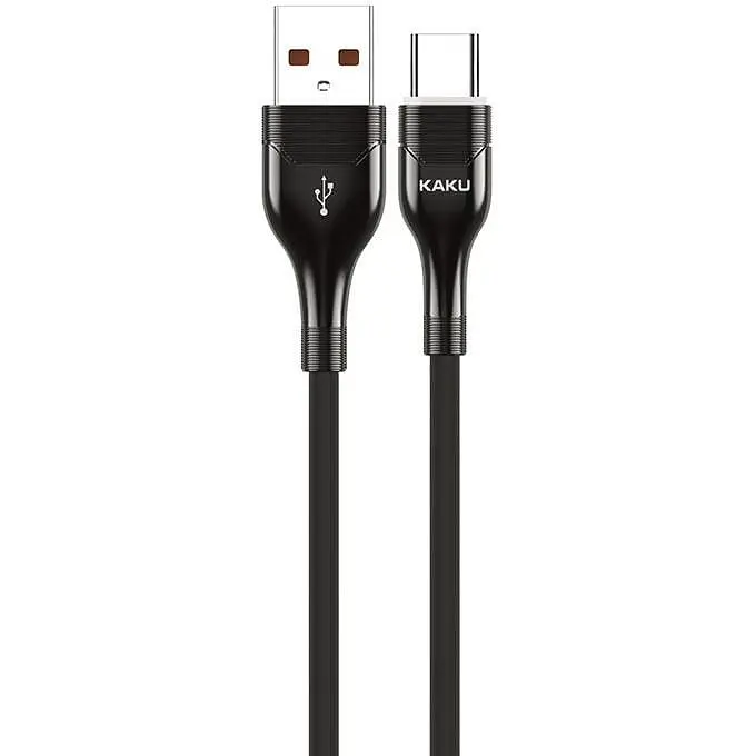 USB кабель Kaku KSC-223 USB - Type-C 1.2m з підсвічуванням - Black - фото 1