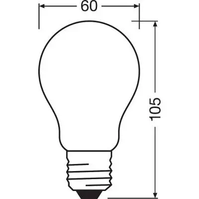 Лампочка Osram SST CLAS A 100 12 W/4000K E27 (4058075434707) - фото 3
