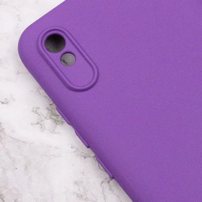 Чохол Silicone Cover Lakshmi Full Camera (A) для Xiaomi Redmi 9A Фіолетовий / Purple - фото 5