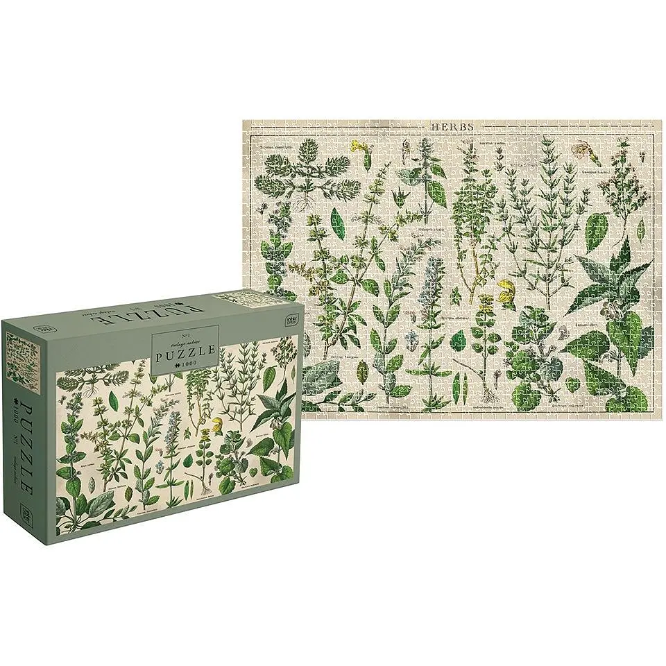 Пазли тришарові Interdruk Vintage Nature 1, 1000 шт. (385062) - фото 2