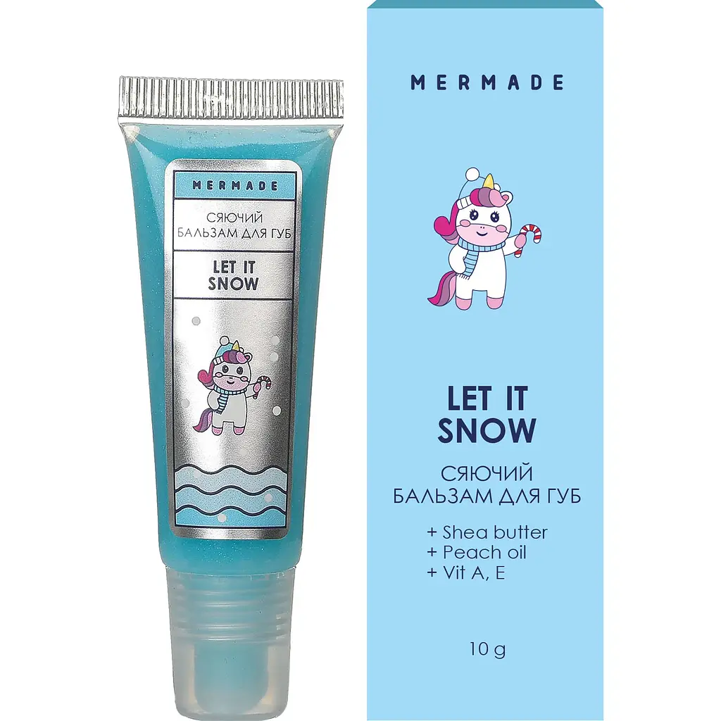 Бальзам для губ Mermade Let it snow сяючий 10 мл (MRL0013) - фото 2