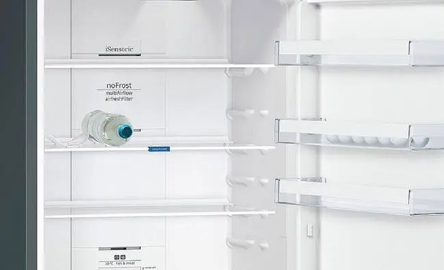Холодильник Siemens KG49NXX306 203х67х70см 2 двери холодильное отделение 330 л морозильное отделение 105 л A++ NF Черный нержавіюча сталь (KG49NXX306) - фото 5