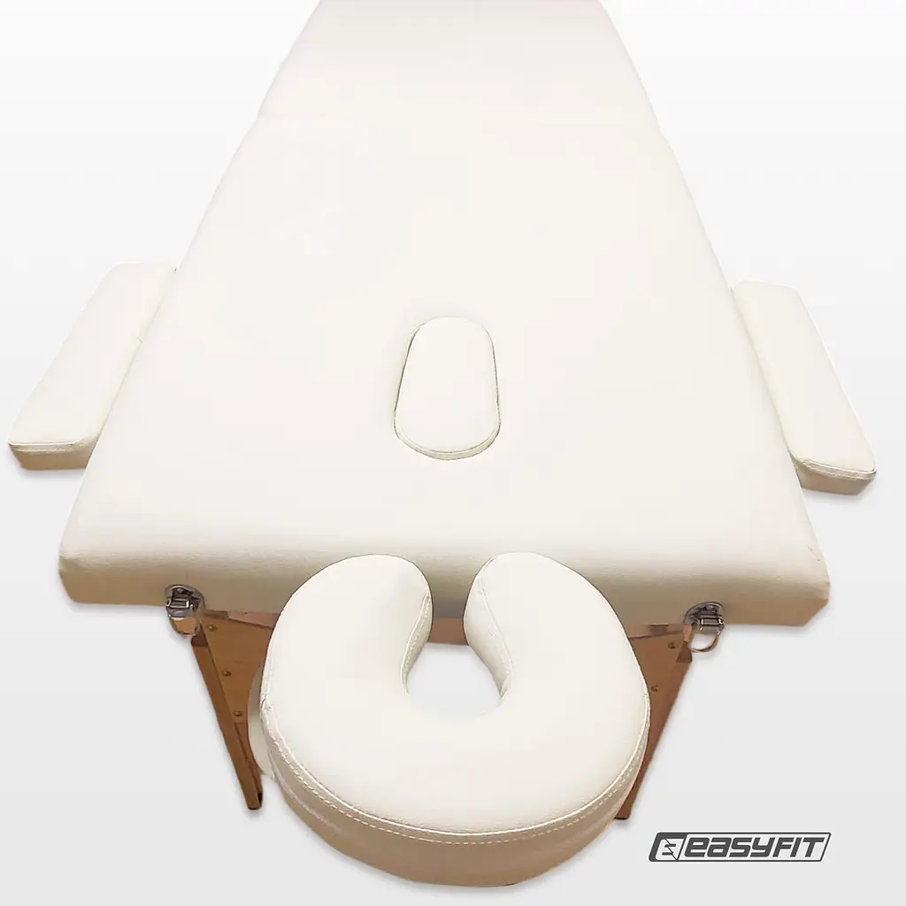 Масажний стіл EasyFit ZenRest кушетка складна Бежевий з чохлом - фото 11