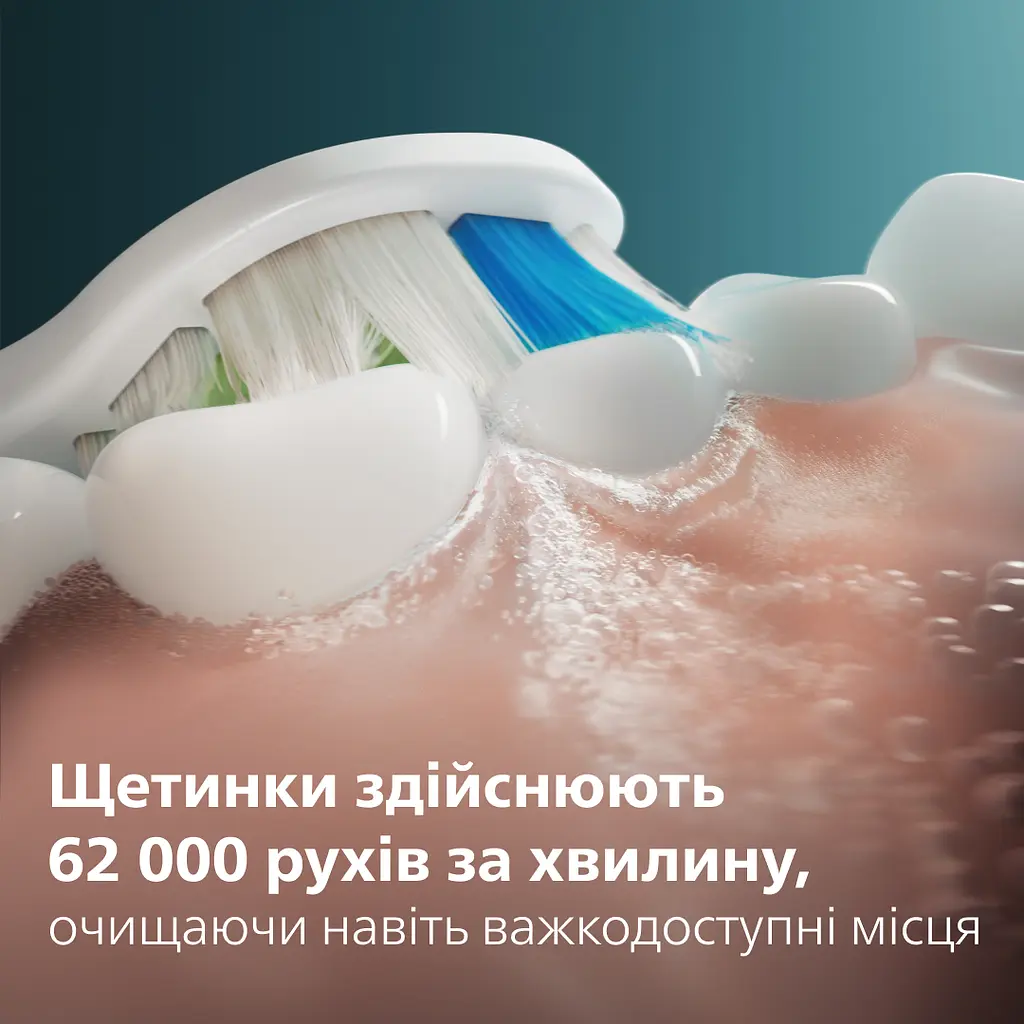 Електрична зубна щітка Philips Sonicare HX7108/01 серії 5300 біла - фото 5