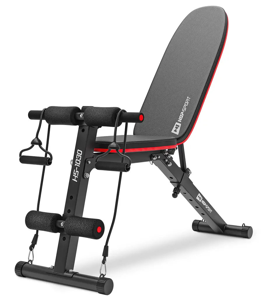Набор Hop-Sport Strong 40 кг с лавкой HS-1030 - фото 2