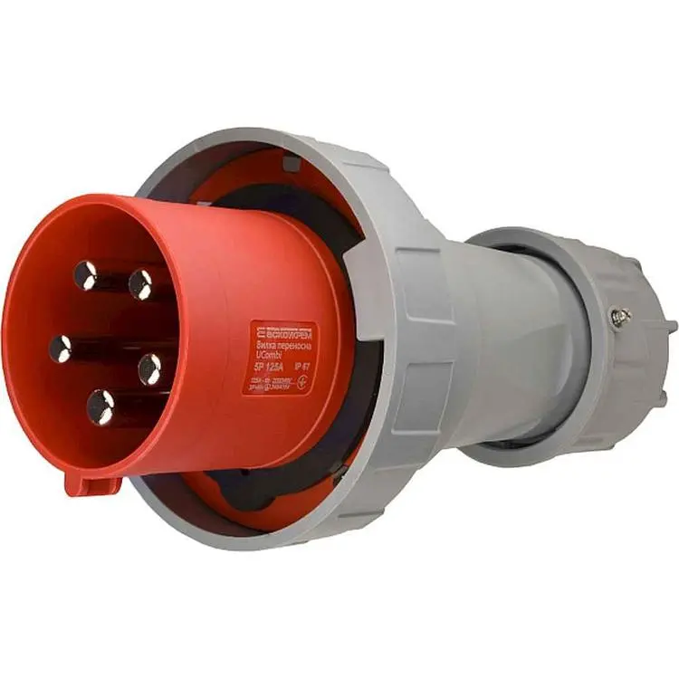 Вилка переносна АСКО серії UCombi 5P 125А IP 67