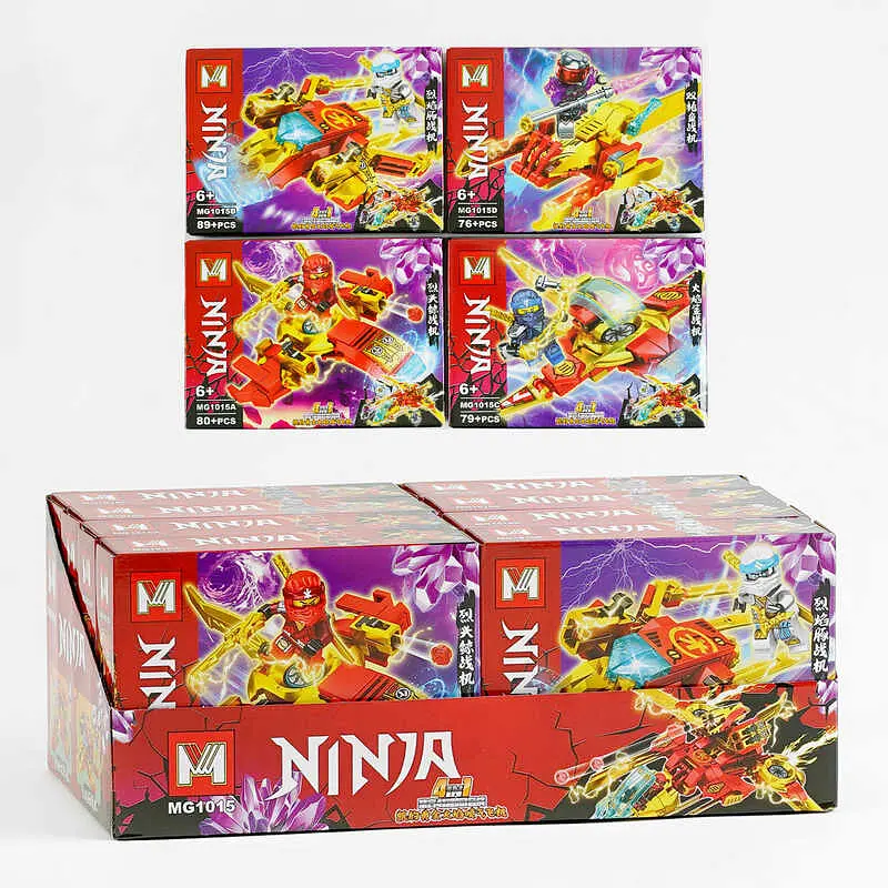 Конструктор Ninja Герої, MG1015, 89 деталей, (В асортименті) - фото 5