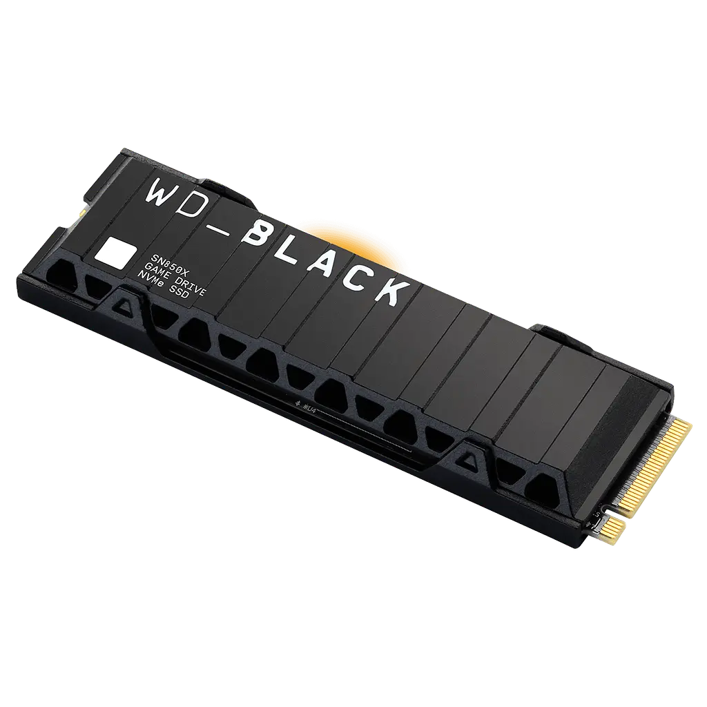 Накопитель SSD NVME WD Black SN850X 1TB (WDS100T2XHE) с радиатором - фото 2