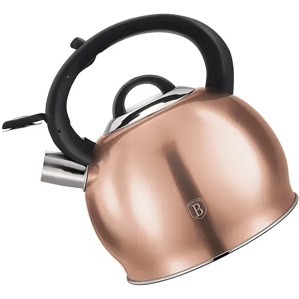 Чайник Berlinger Haus зі свистком рожеве золото 3 л (BH 1075N) - фото 2