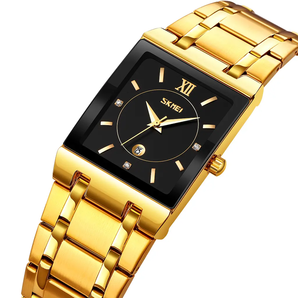 Чоловічий наручний годинник 9263GDBK Gold-Black Skmei acs0029836 - фото 2