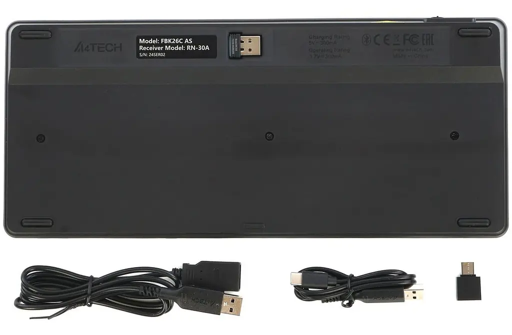 Клавиатура A4Tech Fstyler FBK26C AS Black (FBK26C AS (Black)) - фото 6