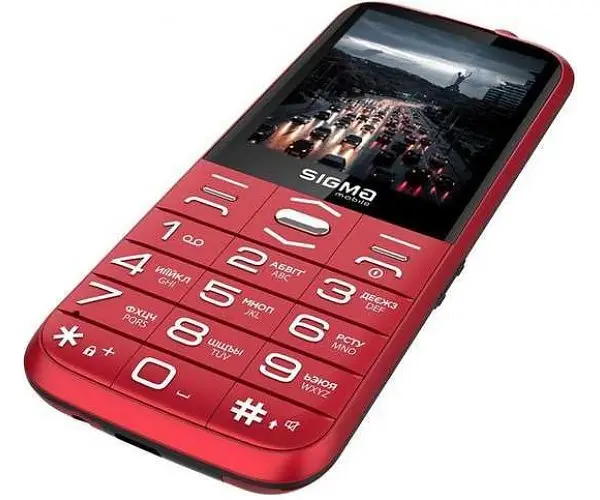 Телефон Sigma Comfort 50 Grace для літніх людей червоний (4827798121825) - фото 2