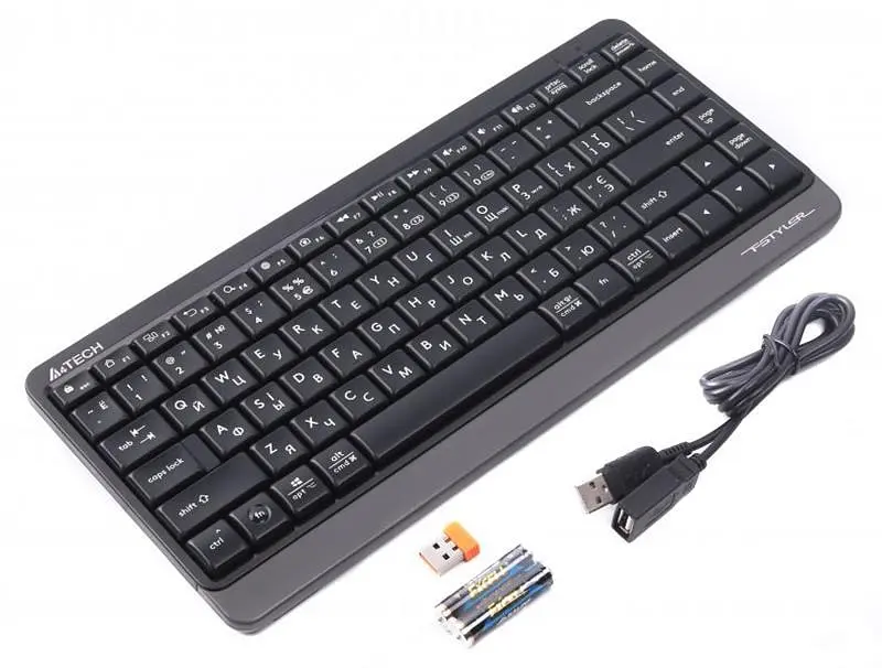 Клавиатура беспроводная A4Tech FBK11 BT + Radio 2.4 черная - фото 2