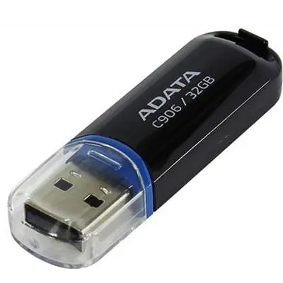 USB флеш накопитель ADATA 32GB C906 Black USB 2.0 (AC906-32G-RBK) - фото 2