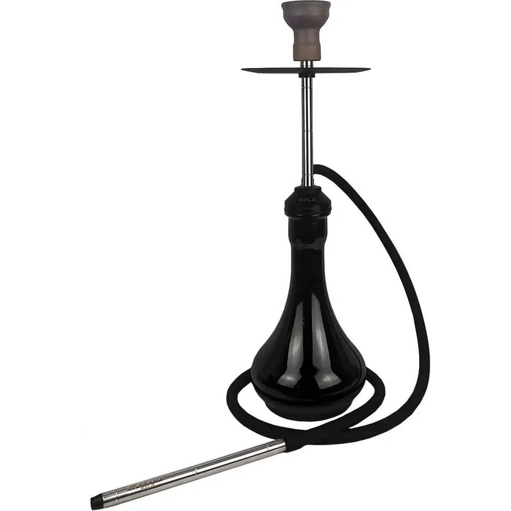 Кальян Gramm Solo Silver Craft Drop Black - фото 2