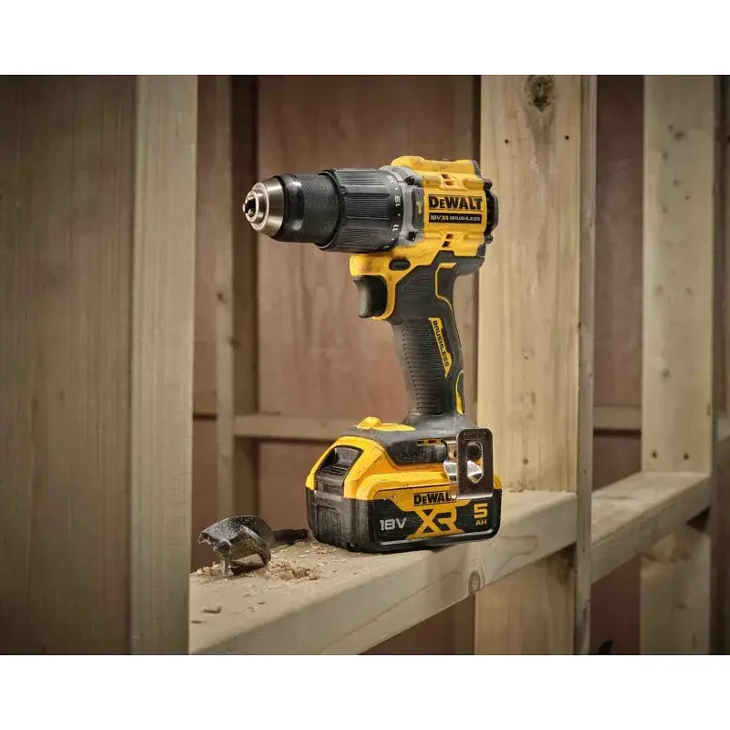 DeWALT Шурупокрут-дриль ударний аккумуляторний XR Li-Ion 18В 90Нм 0-450·0-1650об/хв 0-7650·0-28050уд/хв кейс TSTAK 1.17кг без АКБ та ЗП - фото 3