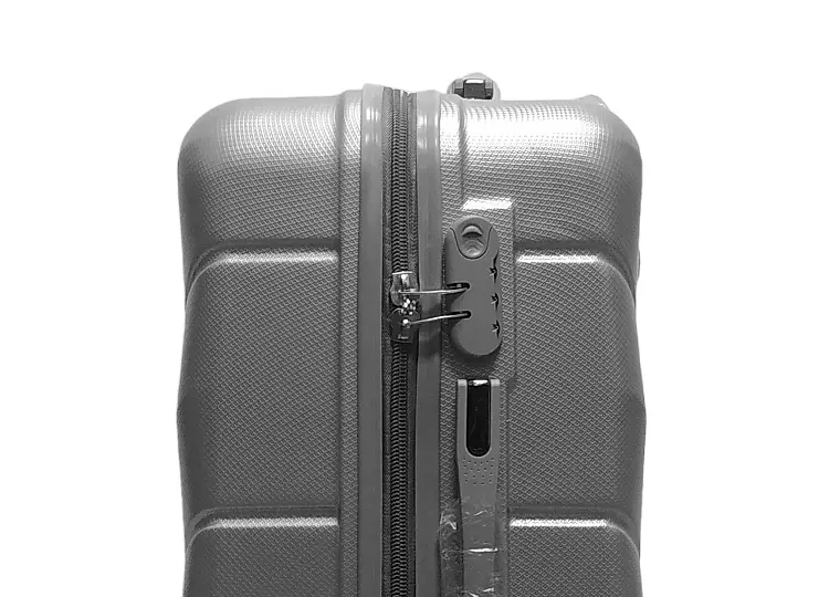 Валіза велика L ABS-пластик Milano bag 147M 76×51×31см 115л Срібна - фото 4