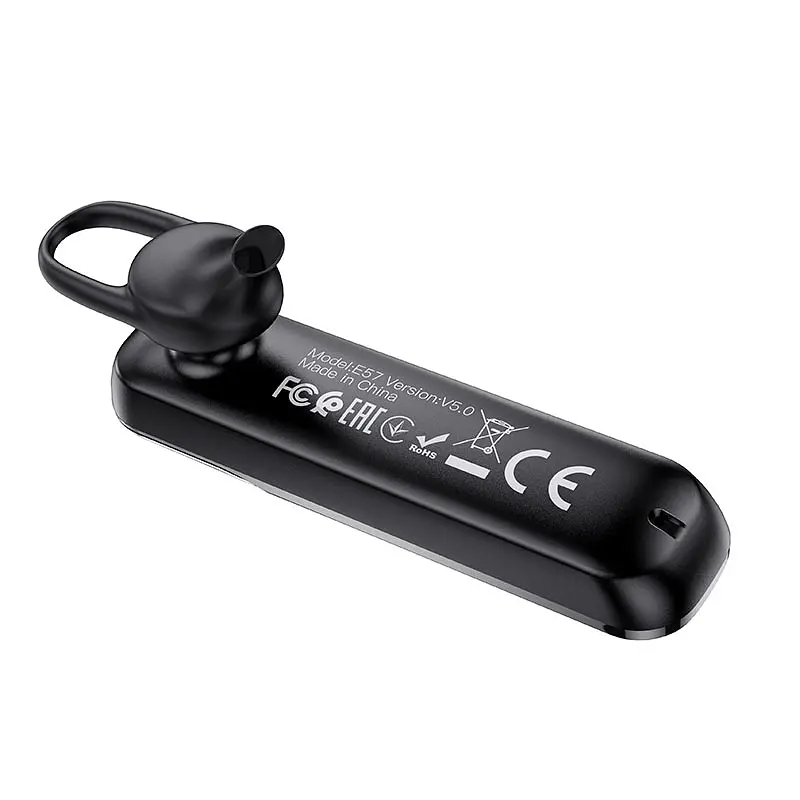 Bluetooth-гарнітура розмовна Hoco E57 Essential business BT headset Black - фото 2