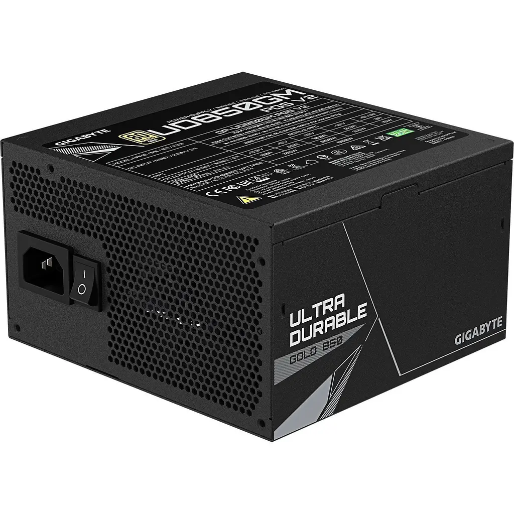 Блок живлення Gigabyte UD850GM PG5 V2 850W Black (GP-UD850GM PG5 V2) [148444] - фото 3