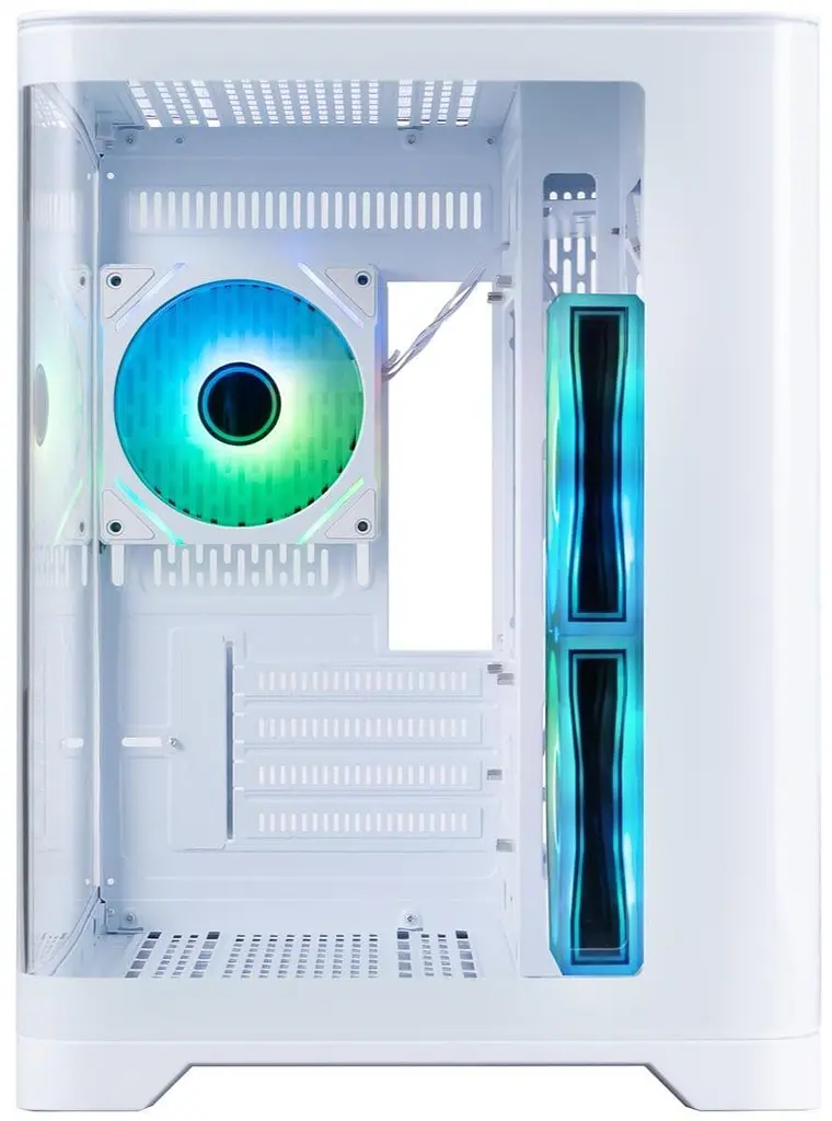 Корпус 1stPlayer UV6-WH-2FC7R-W-1FC7-W White без БП (UV6-WH-2FC7R-W-1FC7-W) - фото 2