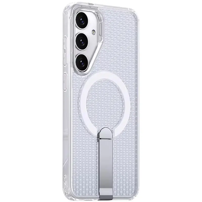 Чохол Epik TPU Breeze with MagSafe stand для Samsung Galaxy S26/S26 Pro Transparent - фото 2