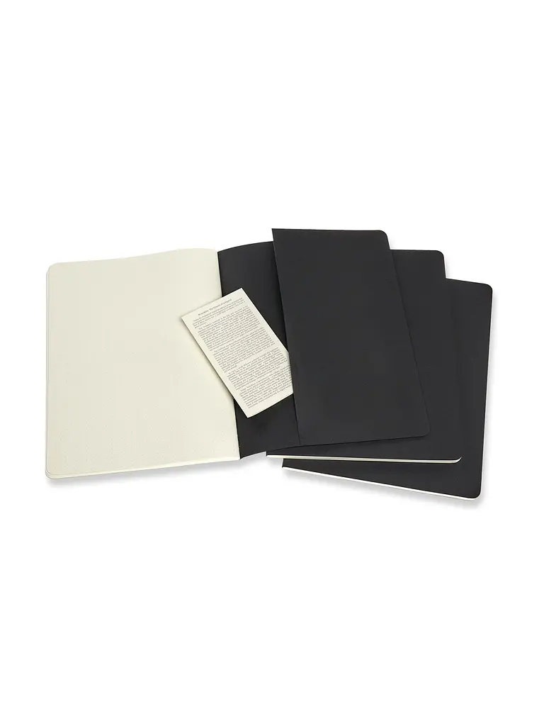 Записник Moleskine Cahier великий, Точка Чорний (QP324) - фото 4