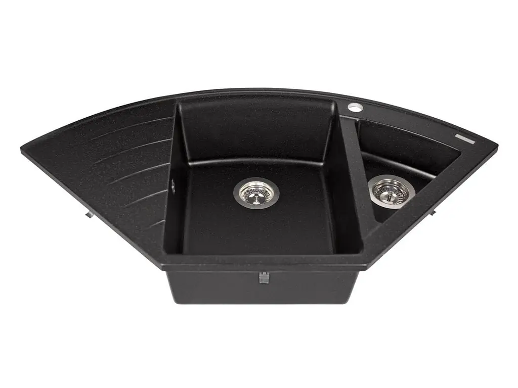 Кухонна мийка Miraggio EUROPE black (0002562) Граніт, Врізна, Чорний - фото 3