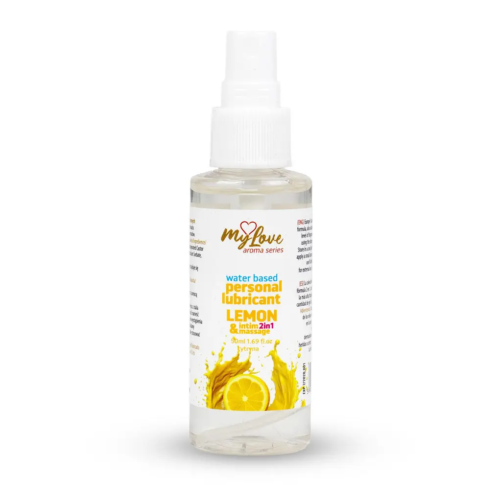 Лубрикант та масажний гель MyLove Aroma Series Lemon 2в1