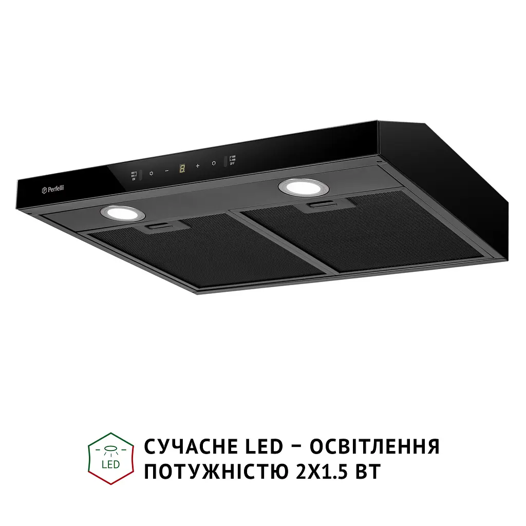Витяжка плоска PERFELLI RINCI 6CWB NERO - фото 4