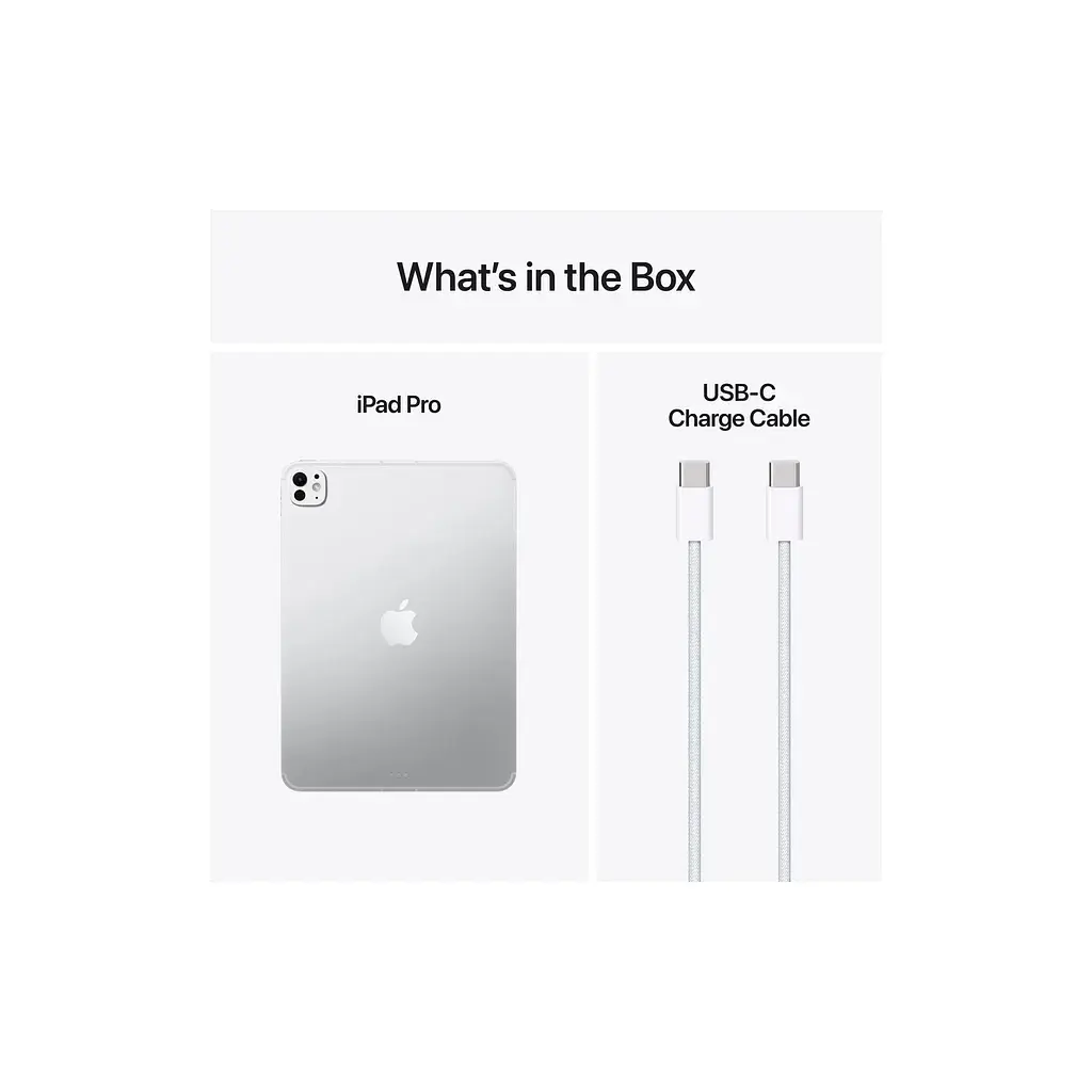 Планшет Apple iPad Pro 11" M5 Wi‑Fi + Cellular 512GB with standard glass - Silver (ME2T4TY/A) - фото 9