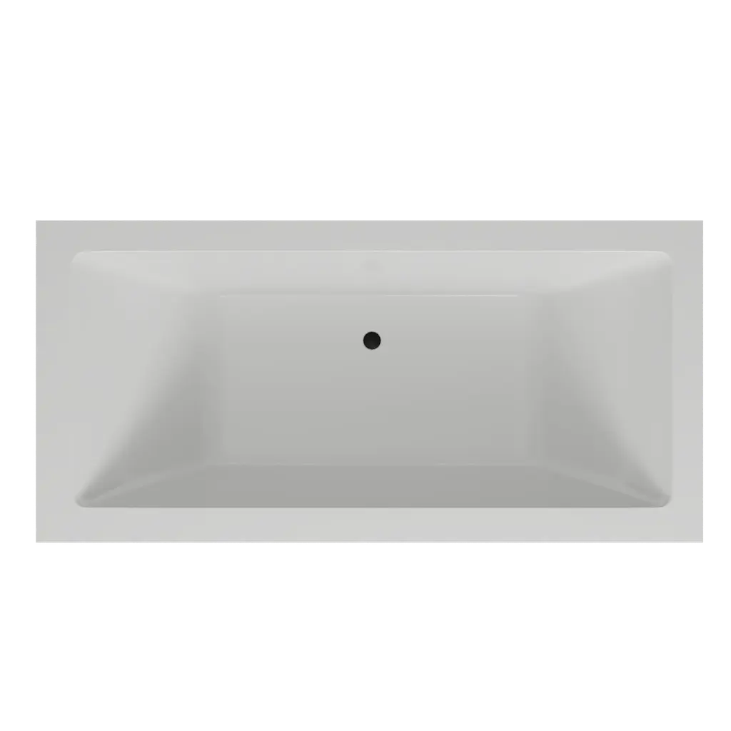 Ванна окремостояча матова Amidicon Tytul 185x85 чорна з литого каменю TYTUL_185_BLACK_MAT, Чорний матовий - фото 8