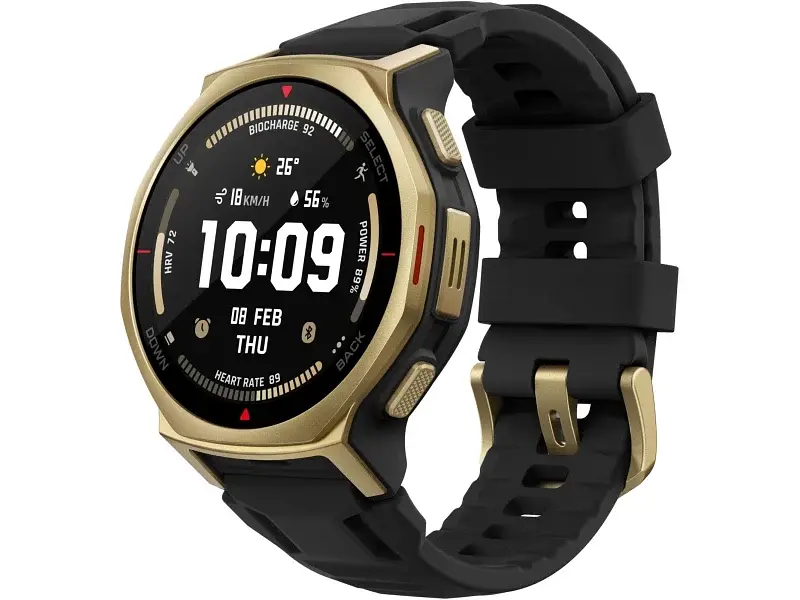 Смарт-годинник Amazfit T-Rex 3 Pro 44mm Black-Gold (W2549GL1N) - фото 3