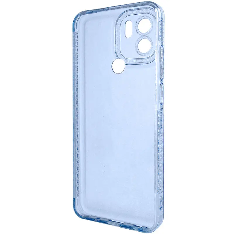 Чехол TPU Starfall Clear для Xiaomi Poco C51 Голубой - фото 3