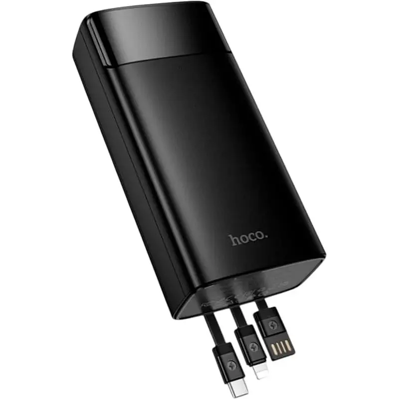 Внешний аккумулятор Hoco DB89B Element 30000mAh 22.5W Black [161335] - фото 4