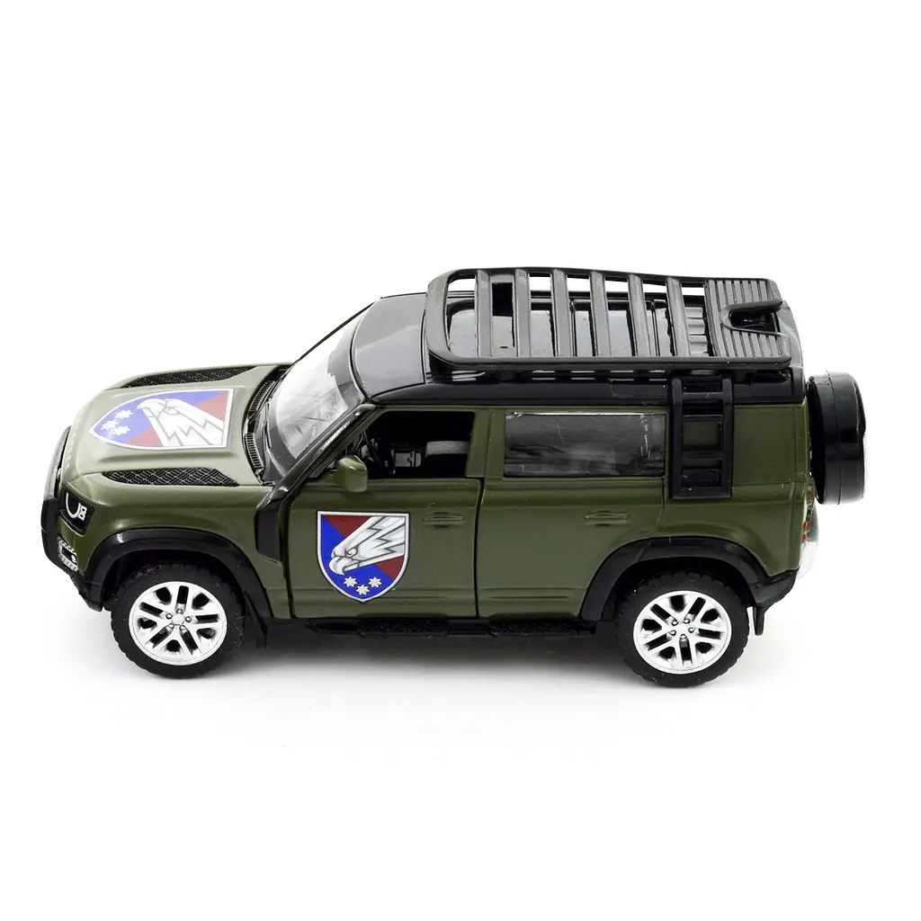 Автомодель TechnoDrive Шеврони Героїв Land Rover Defender 110 25 ОПДБр (250289M) - фото 8