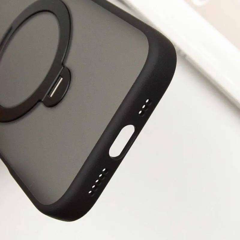 Чехол Ummi Colorful with MagSafe HQ Ring для Apple iPhone 16 Pro (6.3) Black - фото 7
