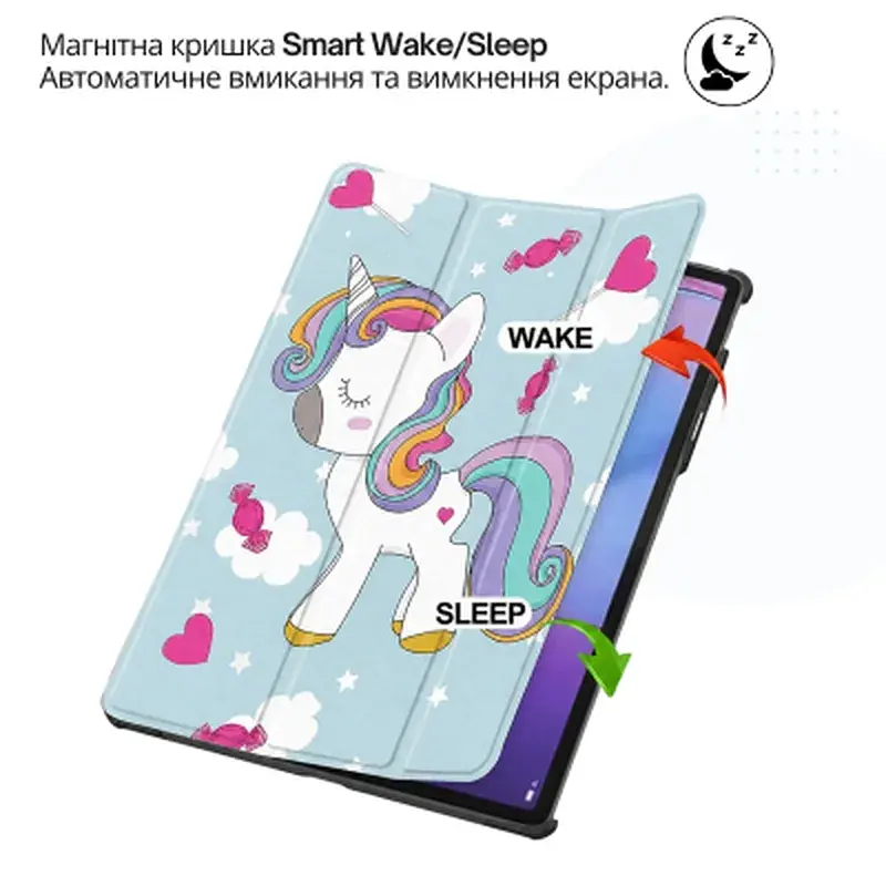 Чохол до планшета BeCover Smart Case Lenovo Idea Tab Pro (2nd Gen) TB390FU 13.0" Unicorn (715810) - фото 6