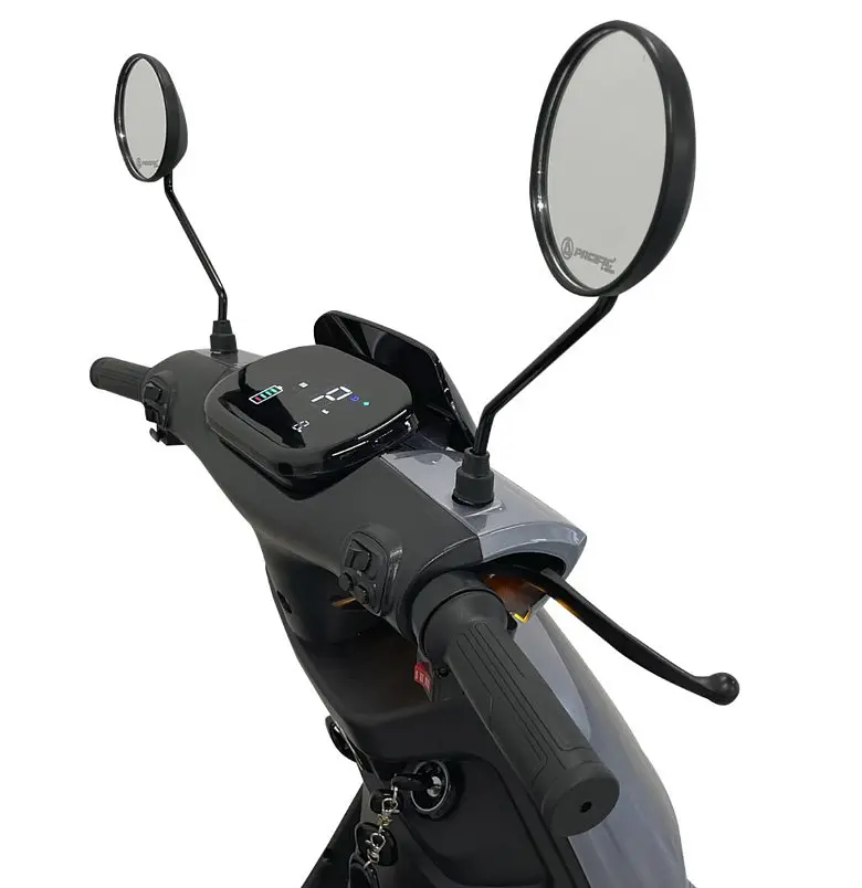 Электроскутер BeastBike Thanator 1200W серебристый - фото 9