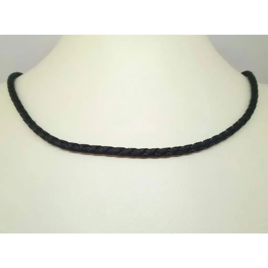 Ювелирный шелковый шнурок Империя золота с золотыми вставками. ПК101И 45 - фото 2