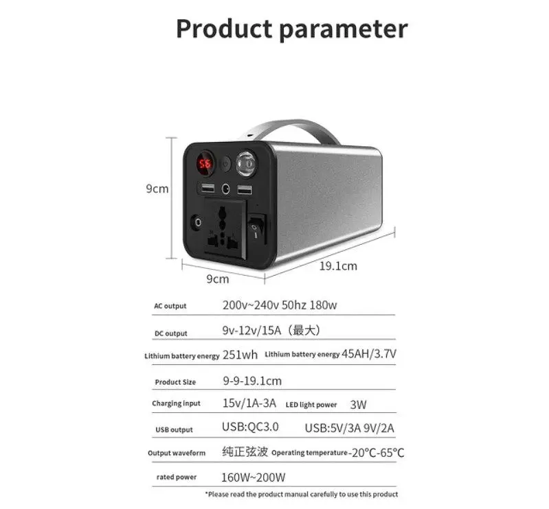 Портативна зарядна станція Voltronic OKD-180 - фото 4